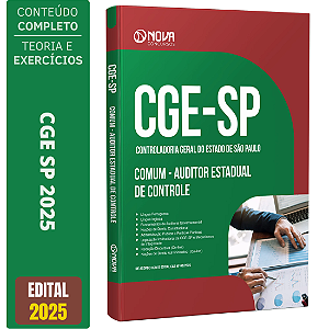 Apostila CGE SP 2025 - Auditor Estadual de Controle - Comum