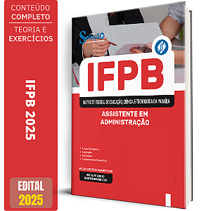 Apostila IFPB 2025 - Assistente em Administração