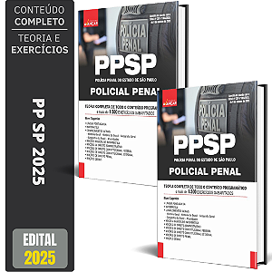 Apostila Polícia Penal De São Paulo - PP SP 2025 - Policial Penal