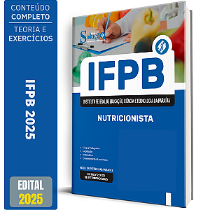 Apostila Concurso IFPB 2025 - Nutricionista