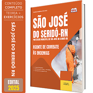 Apostila Prefeitura de São José do Seridó RN 2025 - Agente de Combate às Endemias