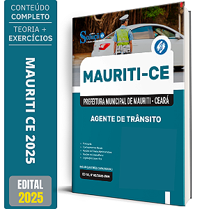Apostila Prefeitura de Mauriti CE 2025 - Agente de Trânsito