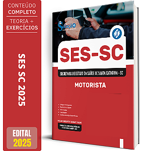 Apostila Concurso SES SC 2025 - Motorista