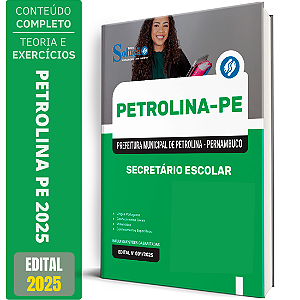 Apostila Concurso Petrolina PE 2025 - Secretário Escolar