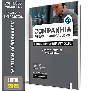 Apostila Companhia Águas de Joinville SC 2025 - Agente de Suporte Operacional