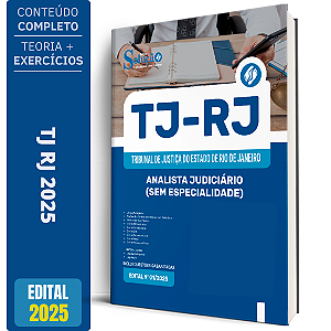 Apostila Concurso TJ RJ 2025 - Analista Judiciário (sem especialidade)