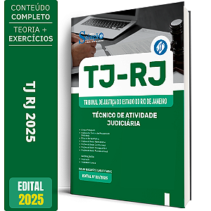Apostila Concurso TJ RJ 2025 - Técnico de Atividade Judiciária
