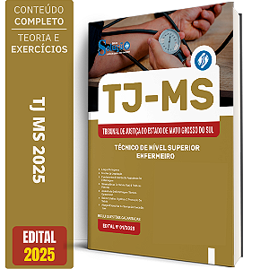Apostila TJ MS 2025 - Técnico de Nível Superior - Enfermeiro