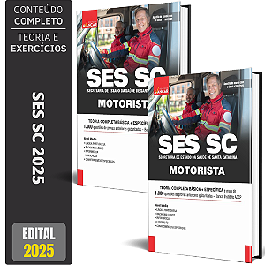 Apostila Completa SES SC 2025 - Motorista