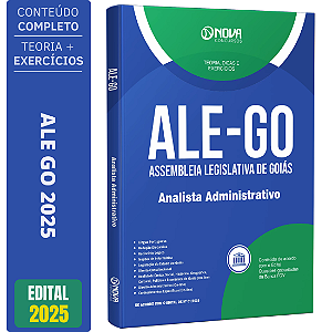 Apostila ALEGO 2025 - Analista Legislativo - Analista Administrativo