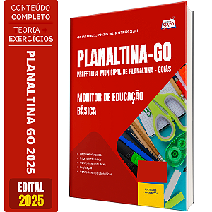 Apostila Prefeitura de Planaltina GO 2025 - Monitor de Educação Básica
