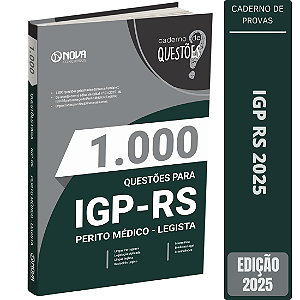 Livro Questões Gabaritadas para o IGP RS - Perito Médico - Legista