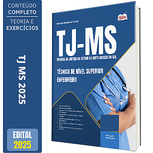 Apostila TJ MS 2025 - Técnico de Nível Superior - Enfermeiro