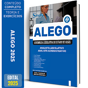 Apostila ALEGO 2025 - Analista Legislativo - Analista Administrativo
