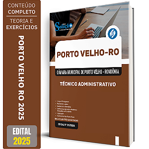 Apostila Câmara de Porto Velho RO 2025 - Técnico Administrativo
