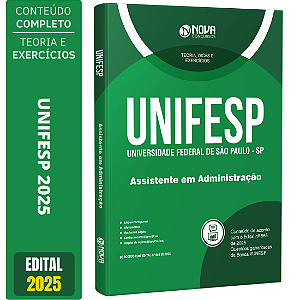Apostila UNIFESP 2025 - Assistente em Administração