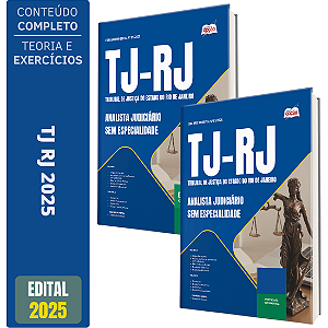 Apostila TJ RJ 2025 - Analista Judiciário (sem especialidade)