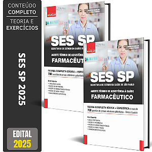 Apostila Concurso SES SP 2025 - Farmacêutico