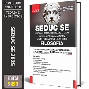 Apostila SEDUC SE 2025 - Professor Filosofia Seed Se