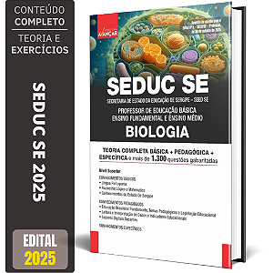 Apostila SEDUC SE 2025 - Professor Biologia Seed Se