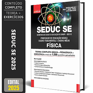 Apostila SEDUC SE 2025 - Professor Física