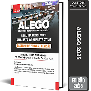 Caderno De Provas 2025 - Analista Administrativo alego
