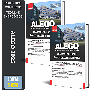 Apostila Concurso ALEGO 2025 - Analista Administrativo