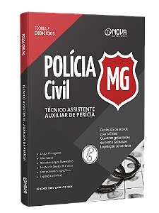 Apostila Concurso PC MG 2025 - Técnico Assistente - Auxiliar de Perícia