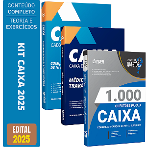Kit Apostila Completa Caixa 2025 - Médico Do Trabalho + Questões