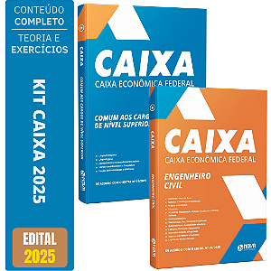 Kit Apostila Completa Caixa - Engenheiro Civil - Conhecimentos Básicos e Específicos