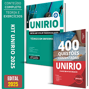 Kit Apostila Unirio 2025 - Técnico Em Enfermagem + Testes