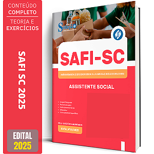 Apostila SAFI SC 2025 - Assistente Social