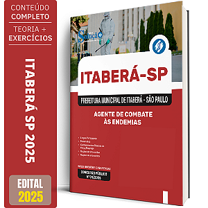 Apostila Prefeitura Itaberá SP 2025 - Agente de Combate a Endemias (ACE)