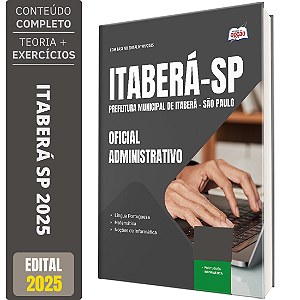 Apostila Concurso Itaberá SP 2025 - Oficial Administrativo