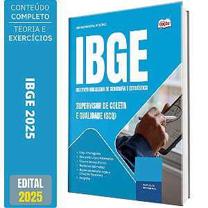 Apostila IBGE 2025 - Supervisor de Coleta e Qualidade (SCQ)