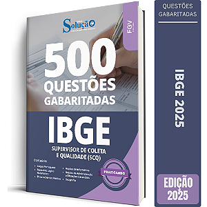 Caderno de Questões IBGE 2025 - Supervisor de Coleta e Qualidade