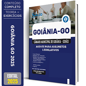 Apostila Câmara Goiânia GO 2025 - Agente para Assuntos Legislativos