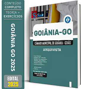 Apostila Câmara Goiânia GO 2025 - Arquivista