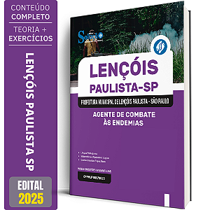 Apostila Prefeitura de Lençóis Paulista SP 2025 - Agente de Combate as Endemias