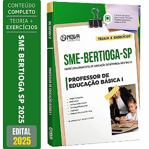 Apostila Prefeitura de Bertioga SP 2025 - Professor de Educação Básica I