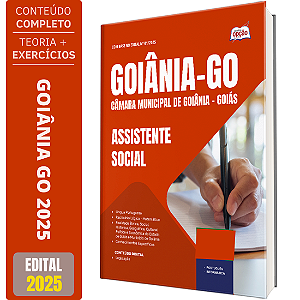 Apostila Câmara de Goiânia GO 2025 - Assistente Social