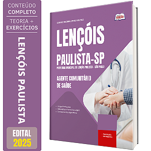 Apostila Prefeitura de Lençóis Paulista SP 2025 - Agente Comunitário de Saúde