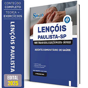 Apostila Prefeitura  Lençóis Paulista SP 2025 - Agente Comunitário de Saúde
