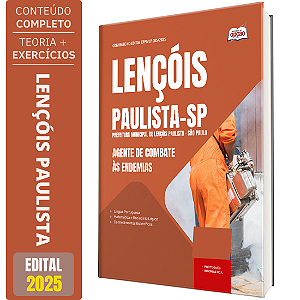 Apostila Prefeitura de Lençóis Paulista SP 2025 - Agente de Combate as Endemias