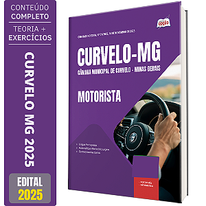 Apostila Câmara de Curvelo MG 2025 - Motorista