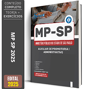 Apostila MP SP 2026 - Auxiliar de Promotoria I - Administração