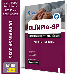 Apostila Prefeitura de Olímpia SP 2025 - Assistente Social