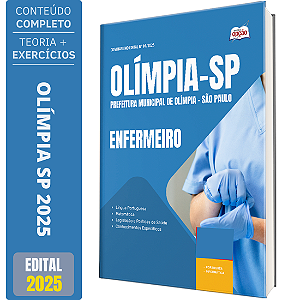 Apostila Prefeitura de Olímpia SP 2025 - Enfermeiro