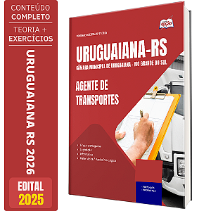 Apostila Câmara de Uruguaiana RS 2026 - Agente de Transportes