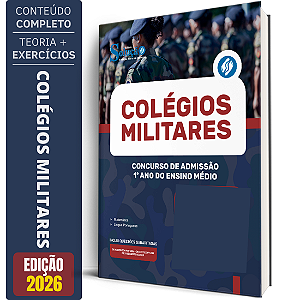 Apostila Colégio Militar 2026 - Concurso de Admissão 1º ano do Ensino Médio